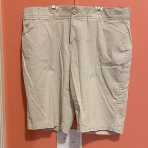 CJ Banks Women's Beige Shorts